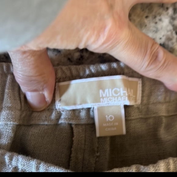 Michael Michael Kors Linen Pull on Pants - Picture 5 of 6